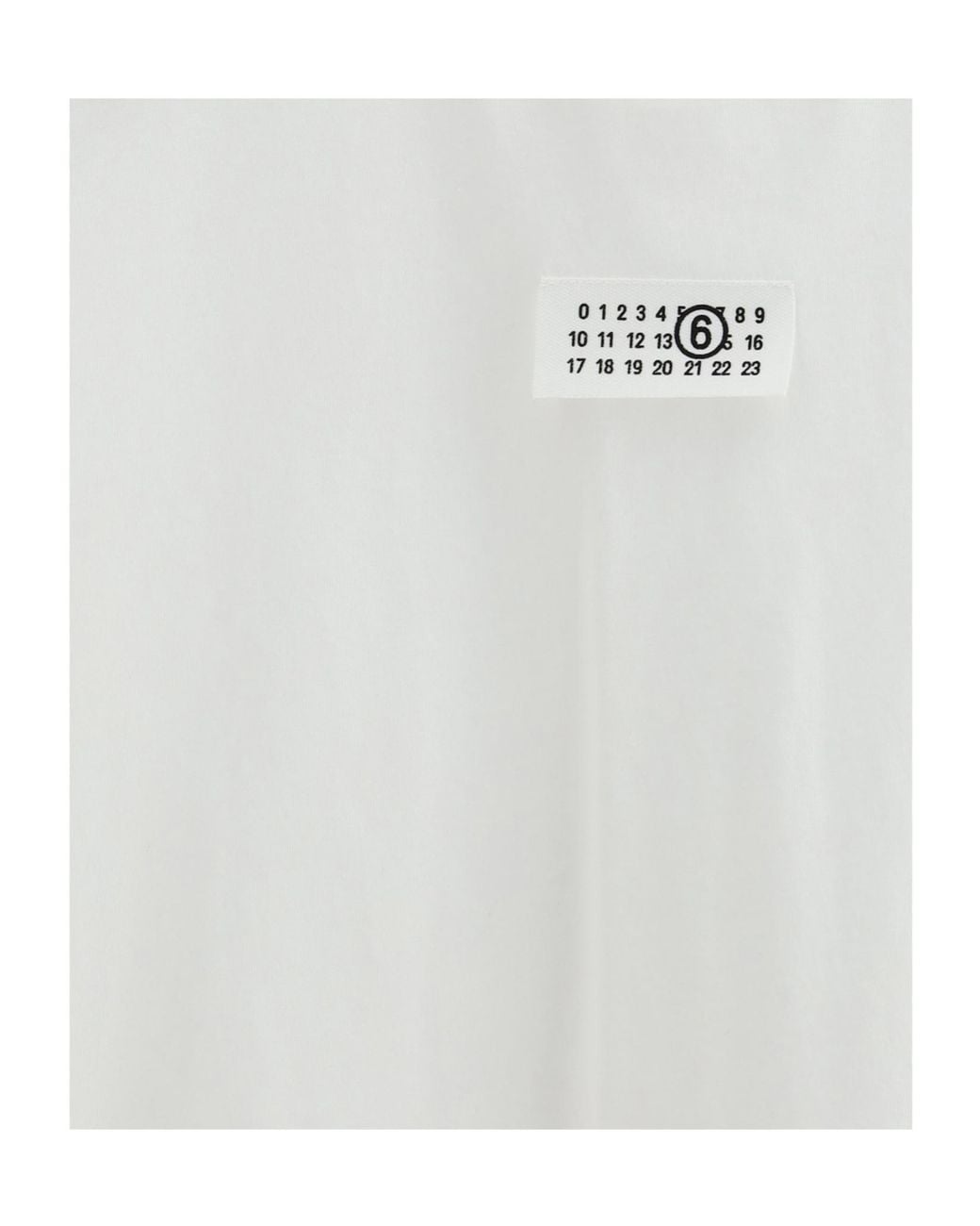 MM6 by Maison Margiela White Short-Sleeve Crewneck T-Shirt