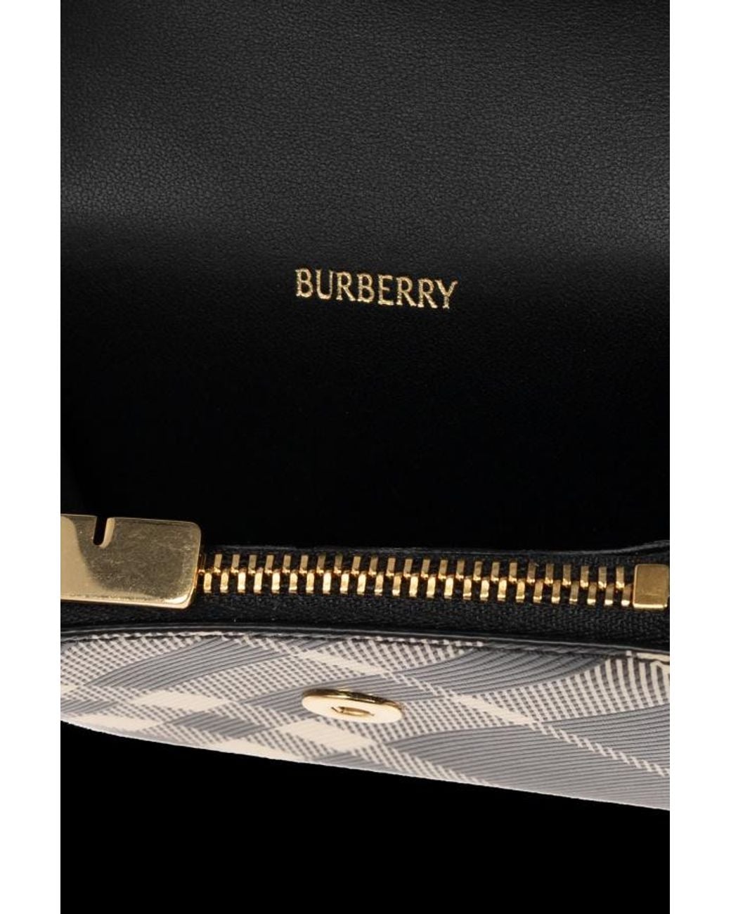 Burberry Multicolor Check Pattern Folded Wallet