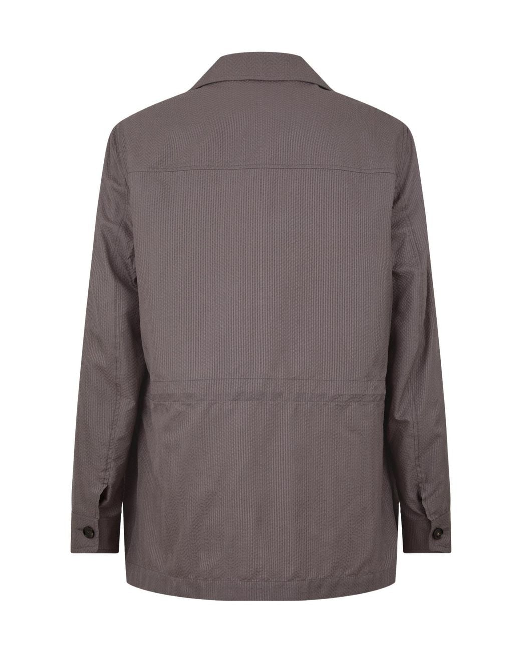 Brioni Brown Classic Button Blazer for men