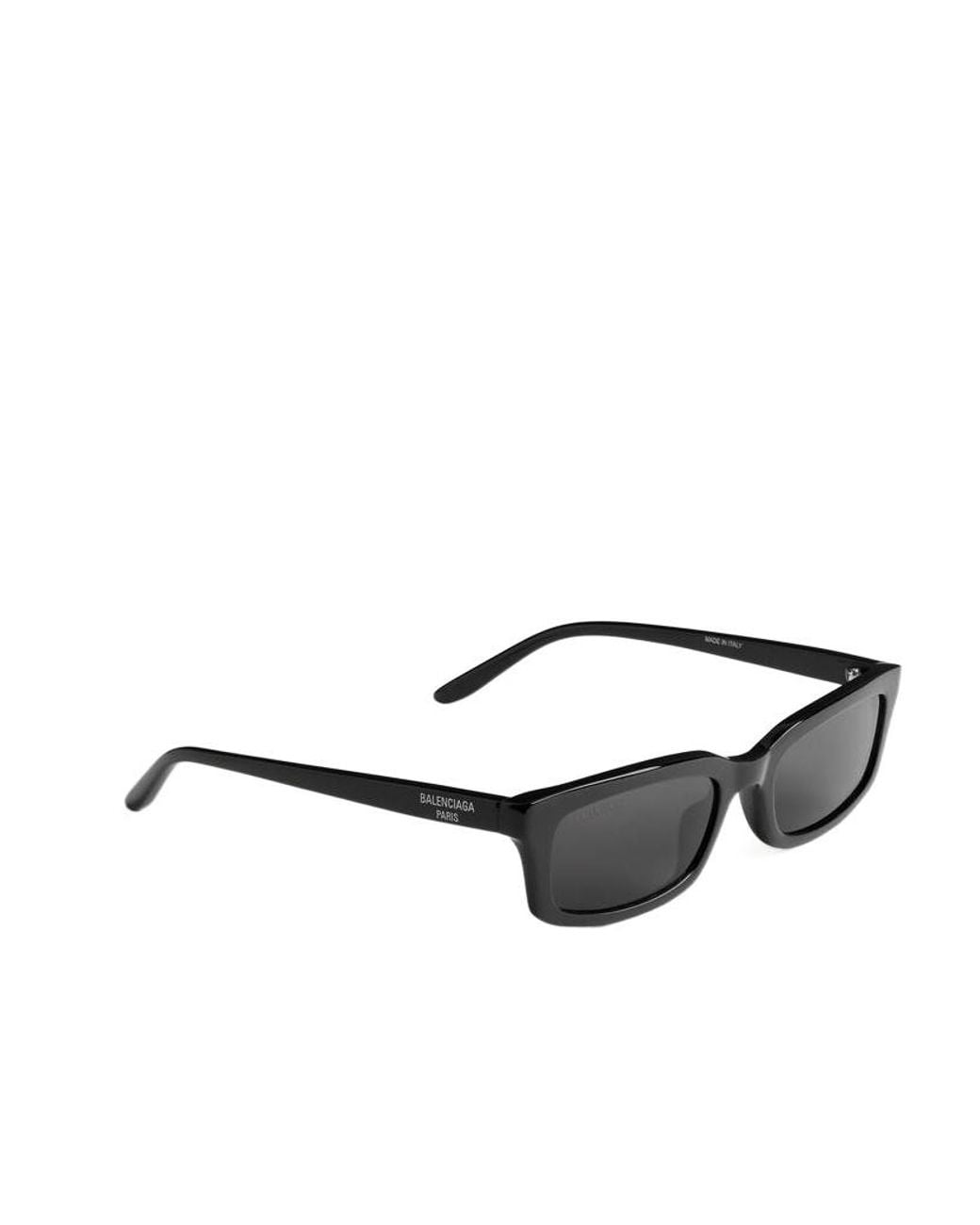 Balenciaga White Daily Rectangle Sunglasses for men