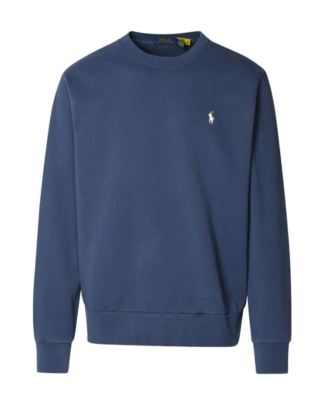 Polo Ralph Lauren Blue Loopback Fleece Sweatshirt for men