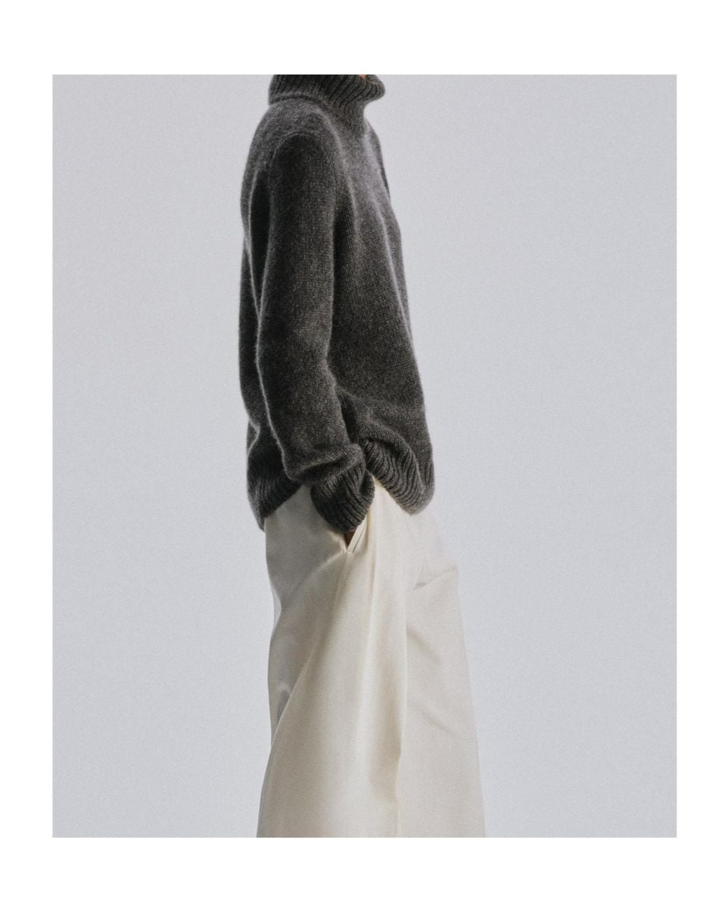 The Row Gray Plira Turtleneck