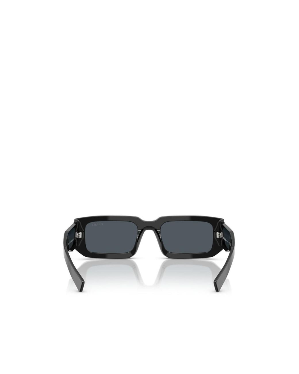Prada Black Eyewear Rectangular Frame Sunglasses for men