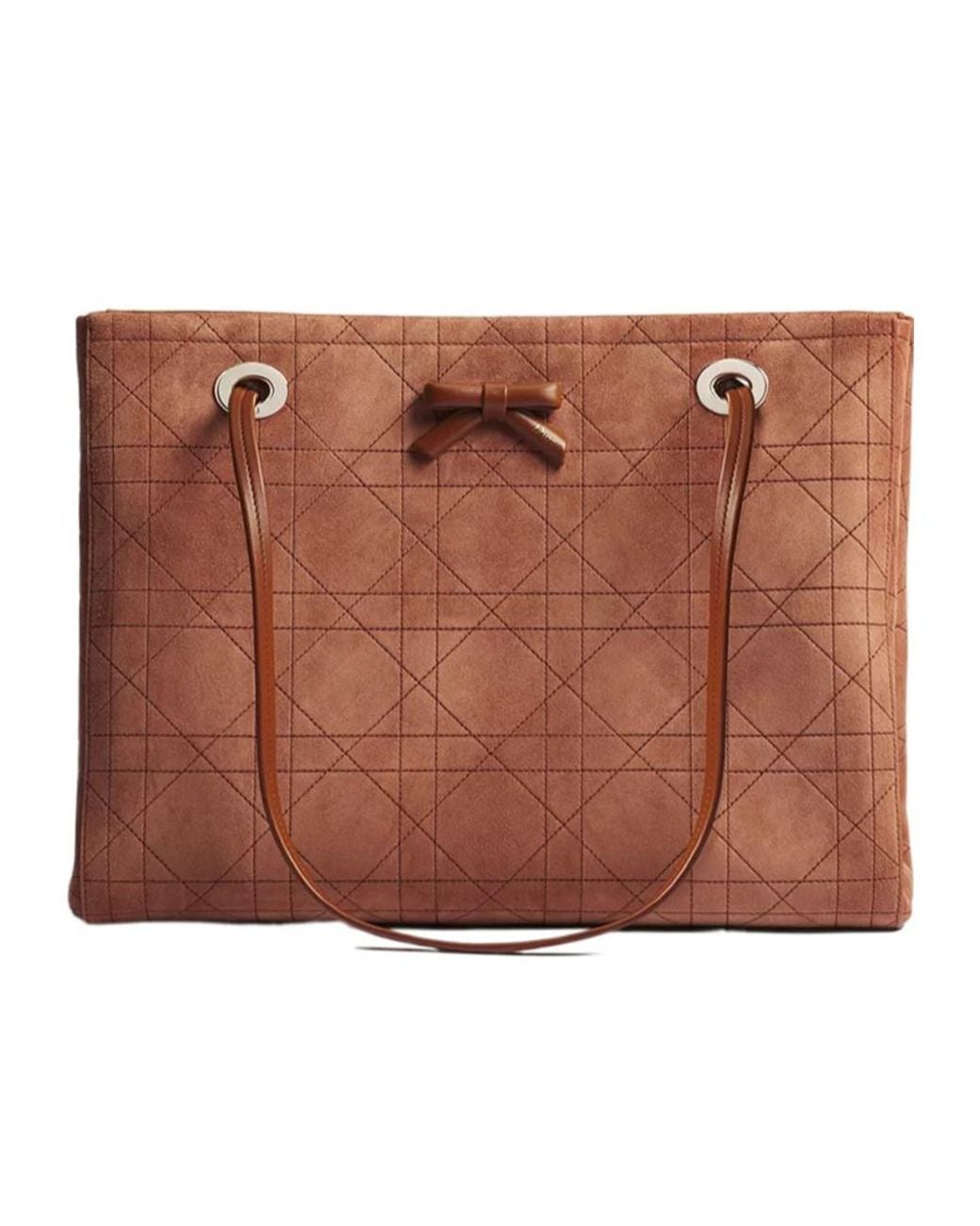 Dior Brown Medium Promenade Shopping Bag