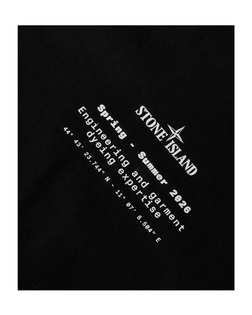 Stone Island Black Crew-Neck Long-Sleeve T-Shirt for men