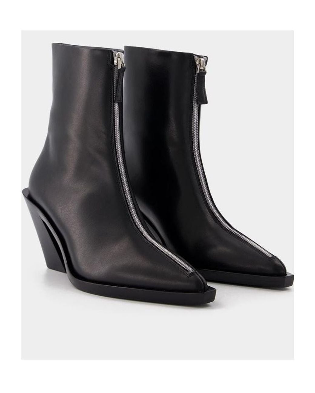 Elleme Black Elleme Éclair Zipper Boots