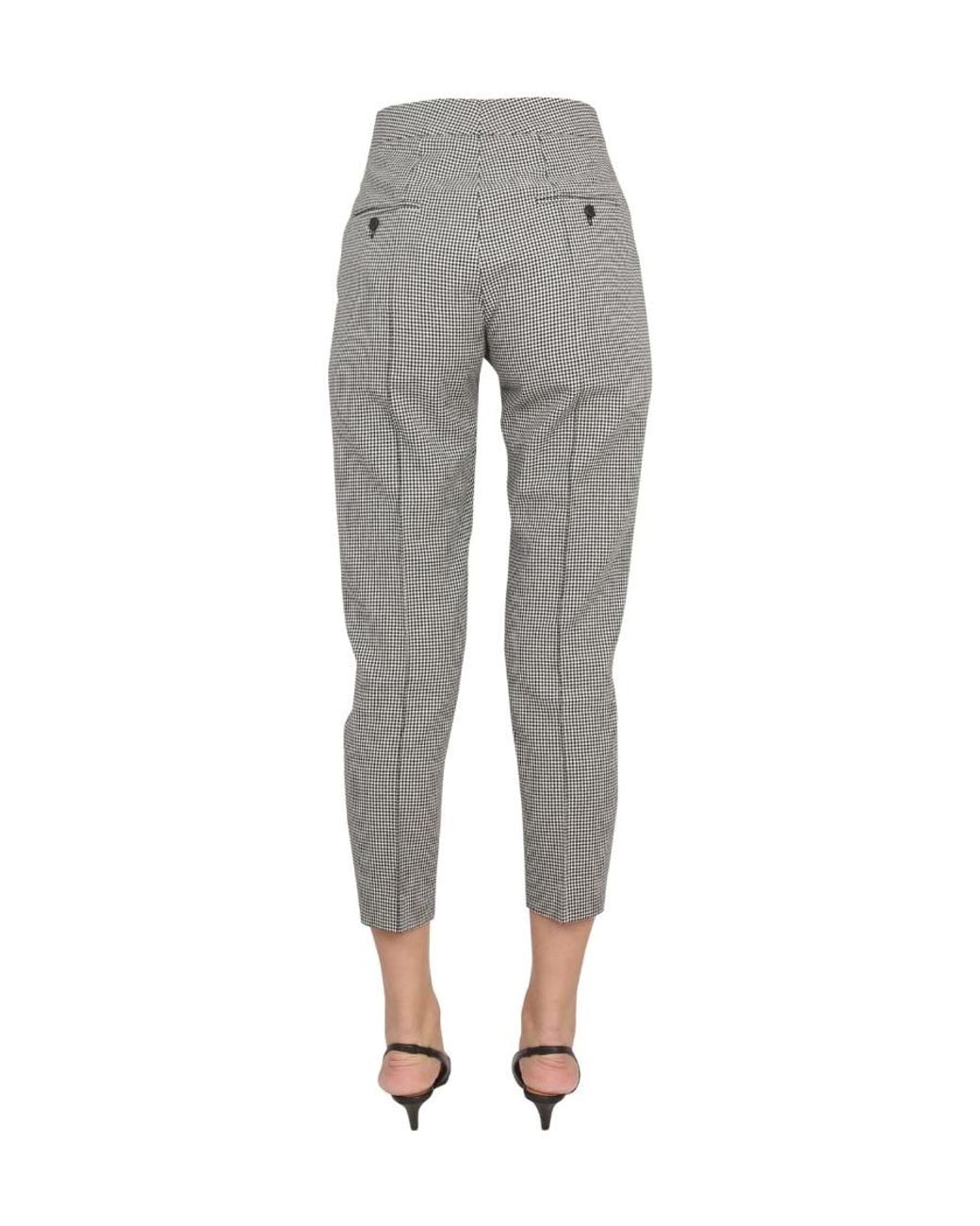 Isabel Marant Gray Logo Casual Trousers