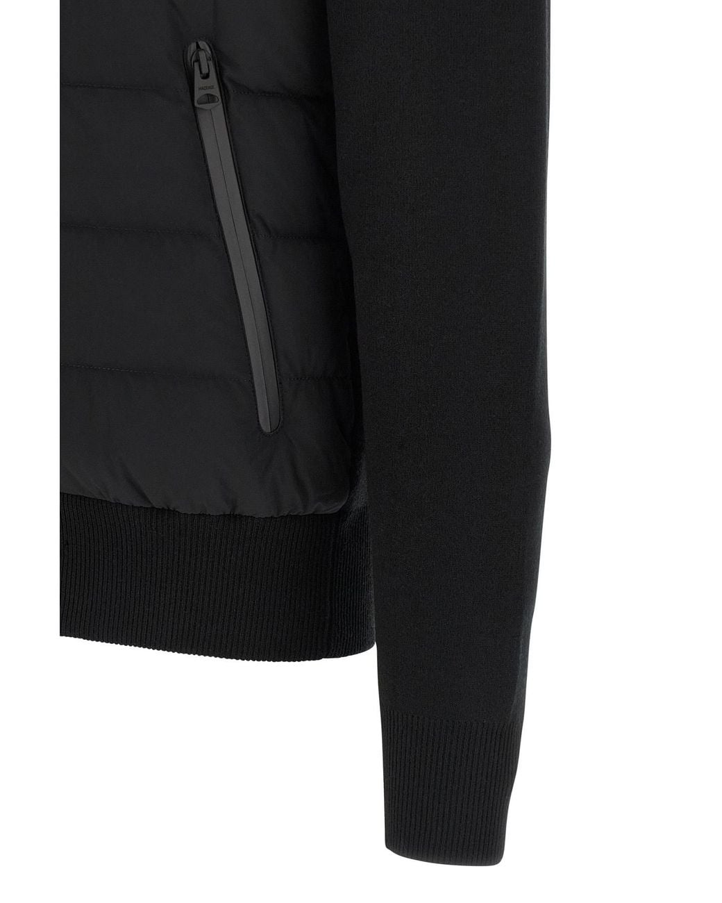 Mackage Black Duvet Cardigan for men