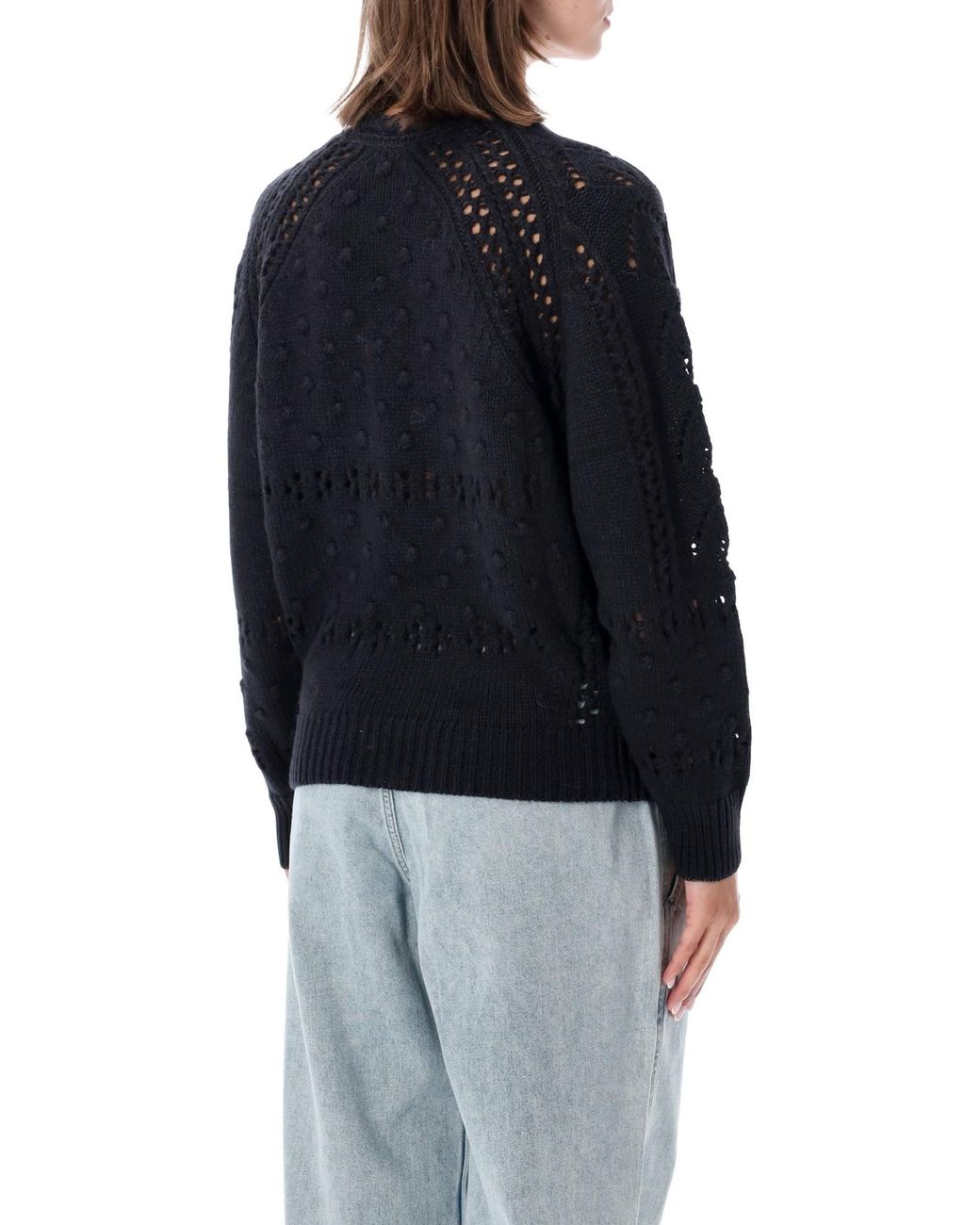 Isabel Marant Blue Isabel Marant Étoile Luce Open-Knit Jumper