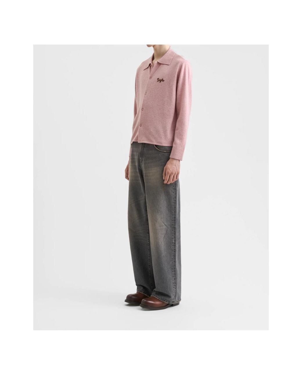 Séfr Pink Séfr Knitted Shirt for men