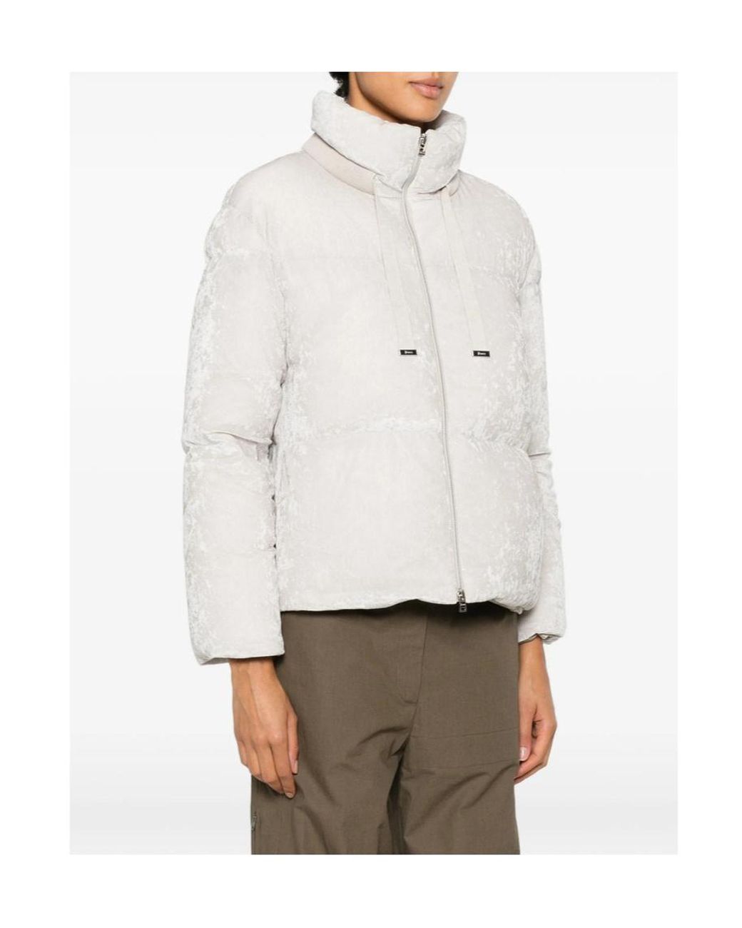 Herno White Long-Sleeve Jacket