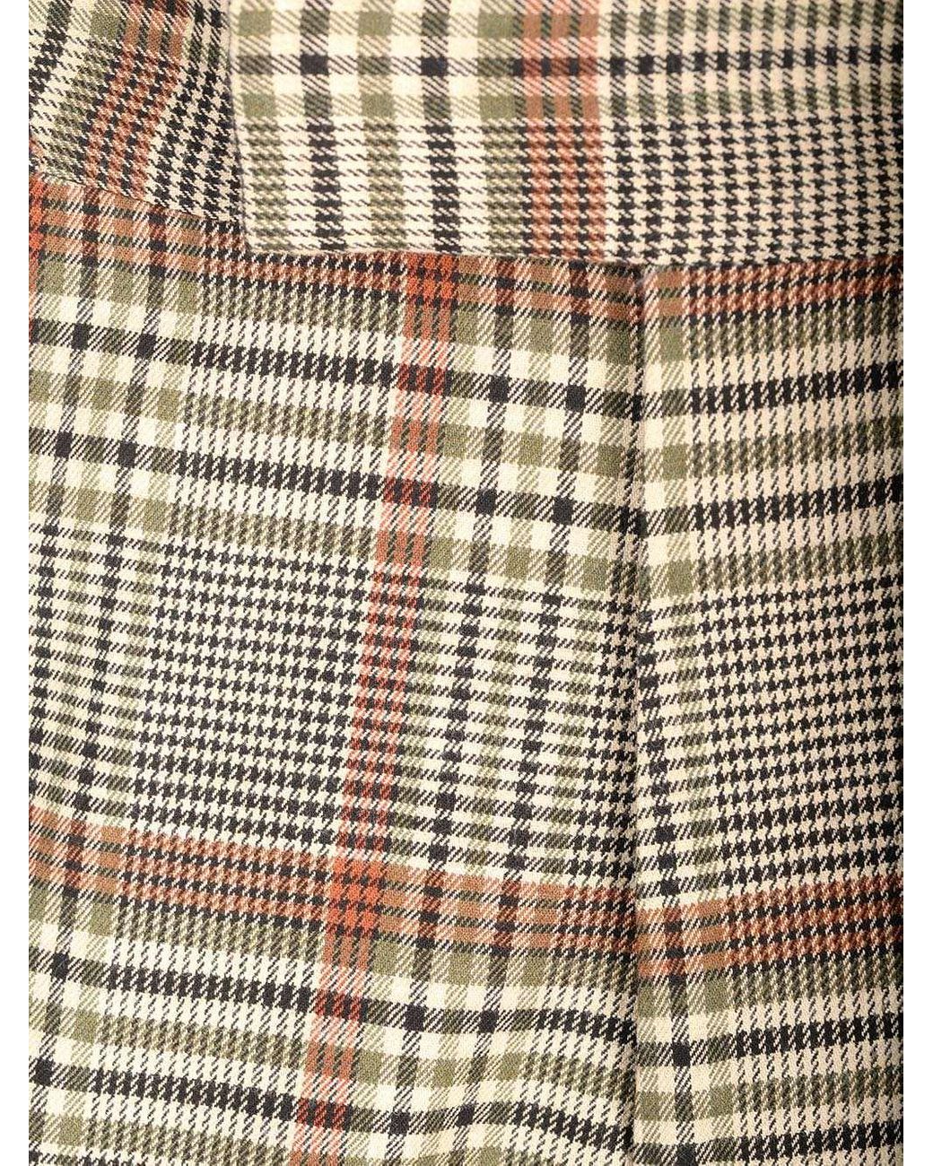 Vivienne Westwood Natural Checked Casual Pants for men