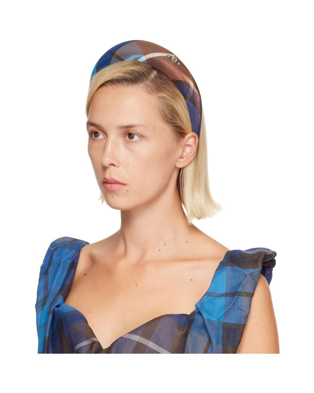 Vivienne Westwood Blue Printed Headband