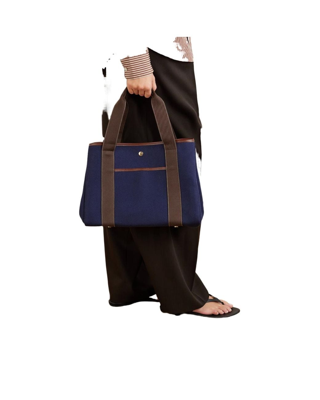 Rue de Verneuil Blue Casual Handbag