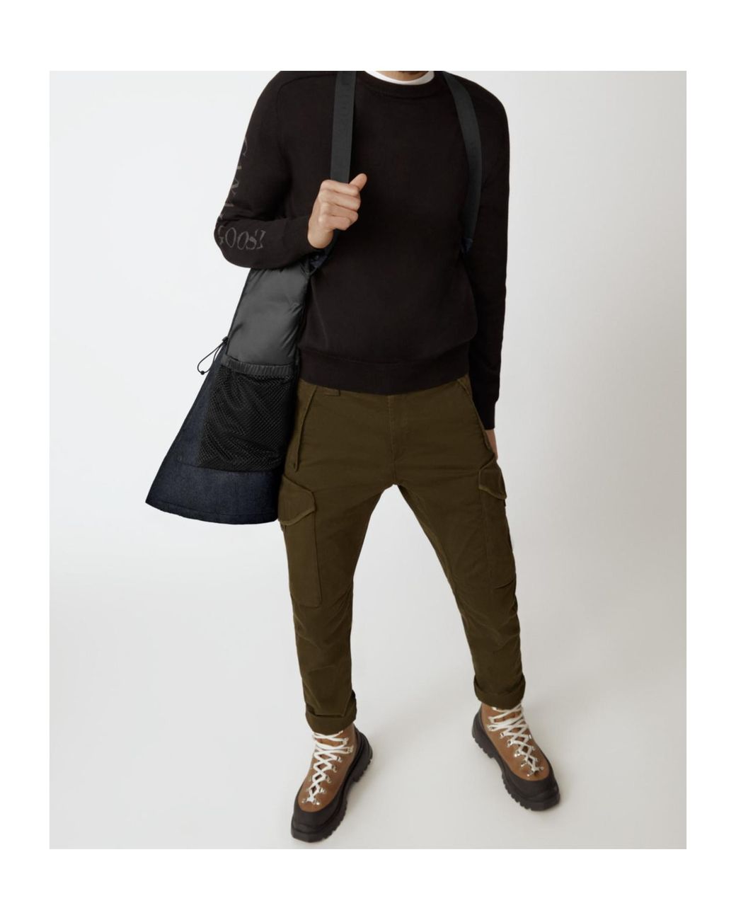 Canada Goose Blue Langford Hooded Parka for men