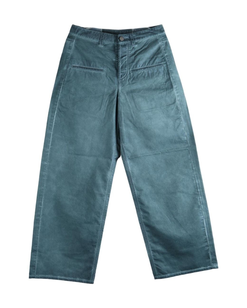 Uma Wang Blue Casual Pants With Belt Loops