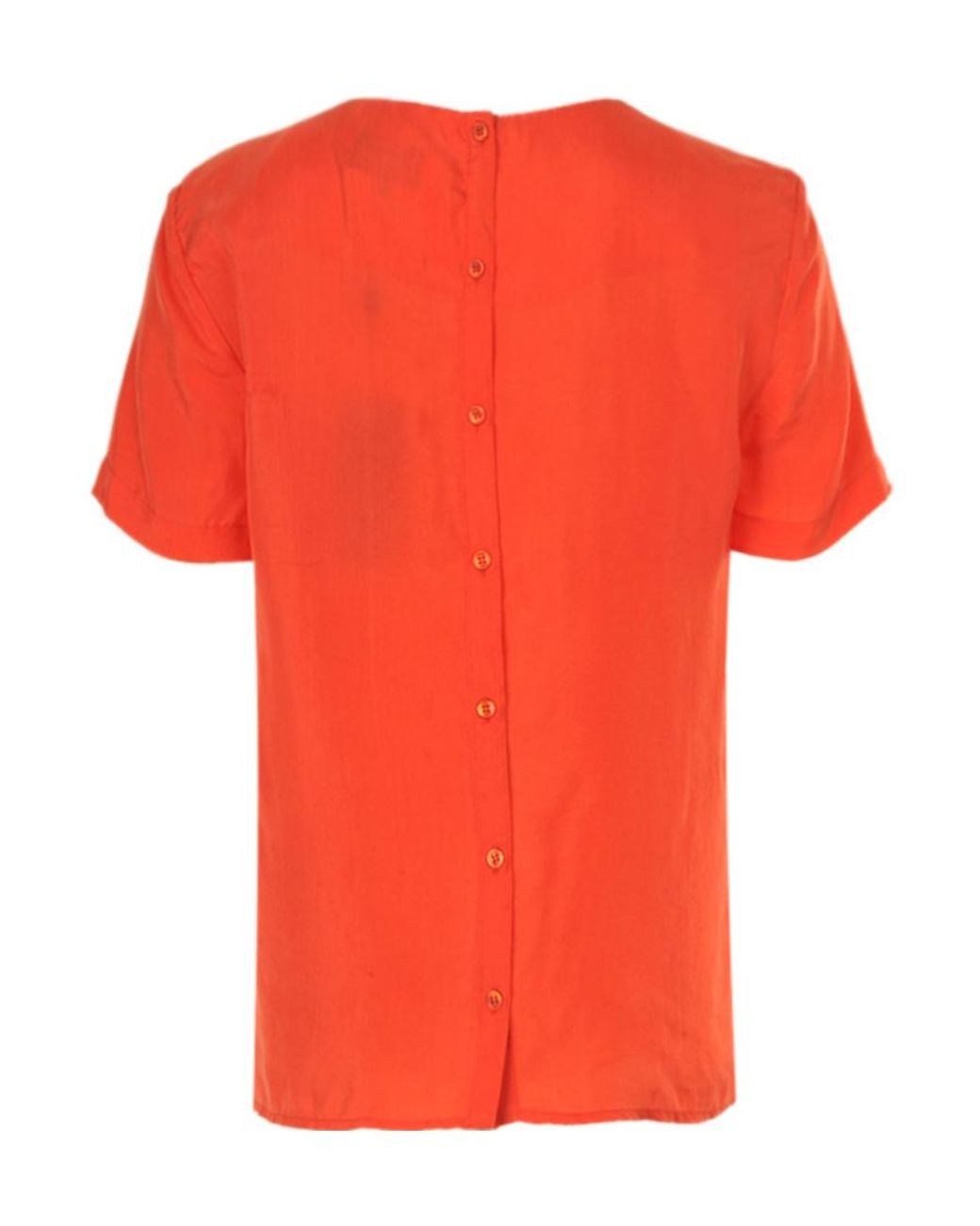 Armani Jeans Orange Logo Blouse