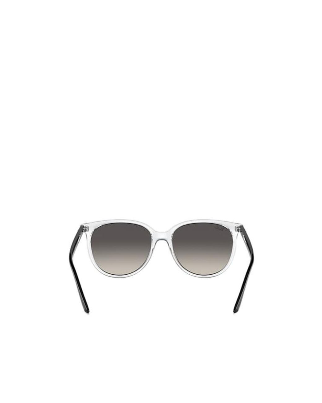 Ray-Ban White Round Frame Sunglasses