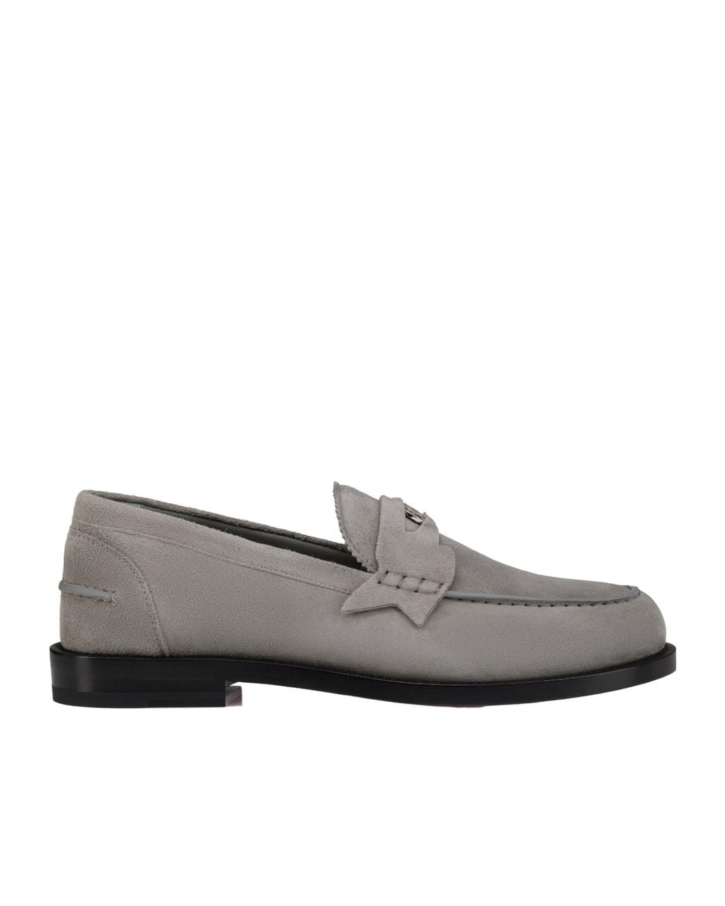 Christian Louboutin Gray The Plato Slip-On Loafers for men