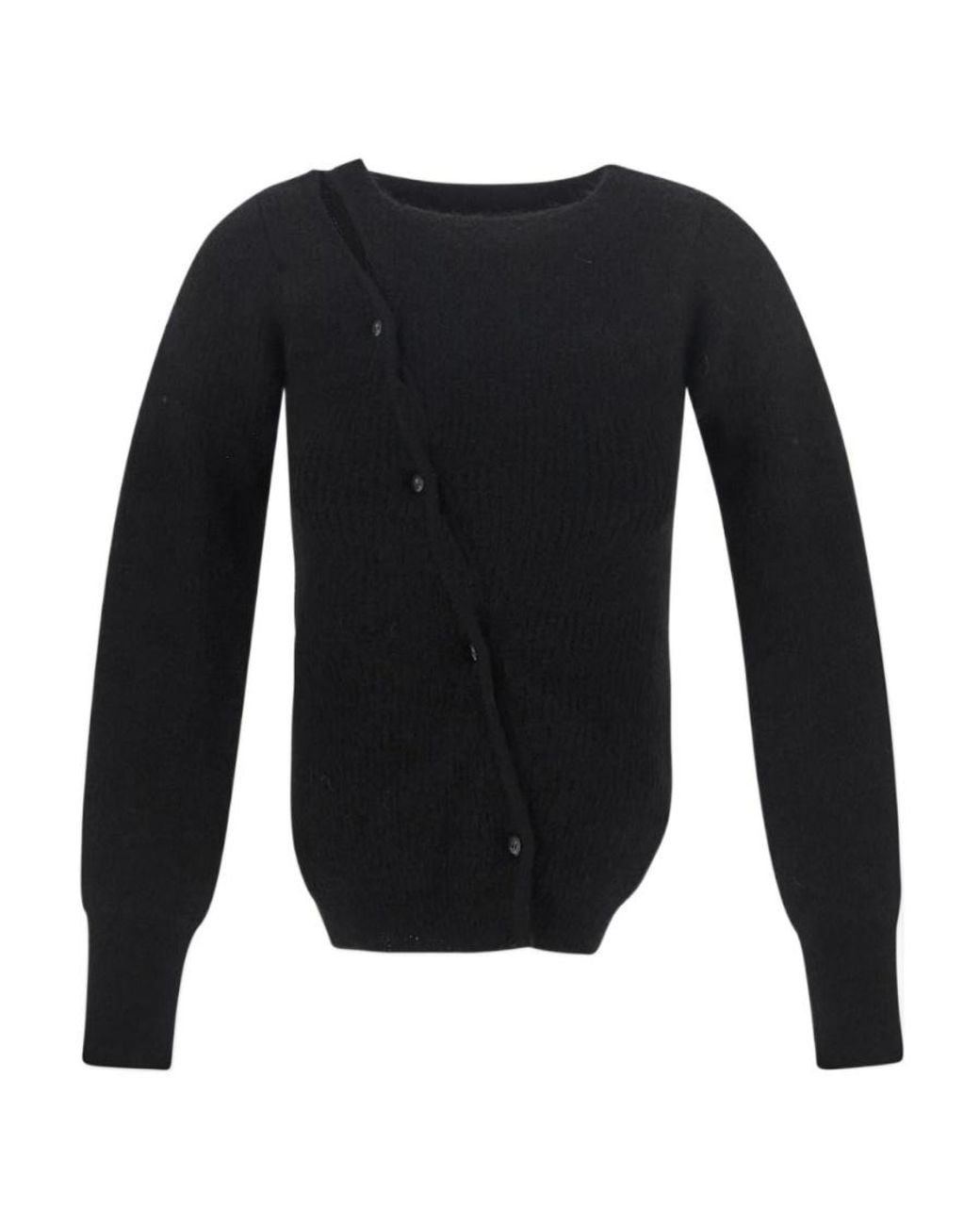 Jacquemus Blue Long-Sleeved Knitted Cardigan