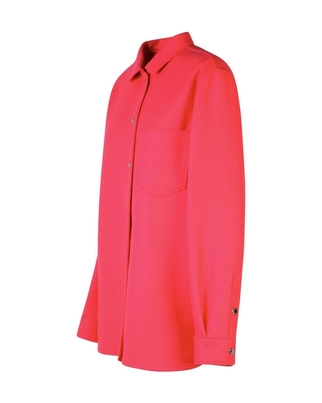 Moschino Pink Jeans Oversized Button-Up Knitted Shirt