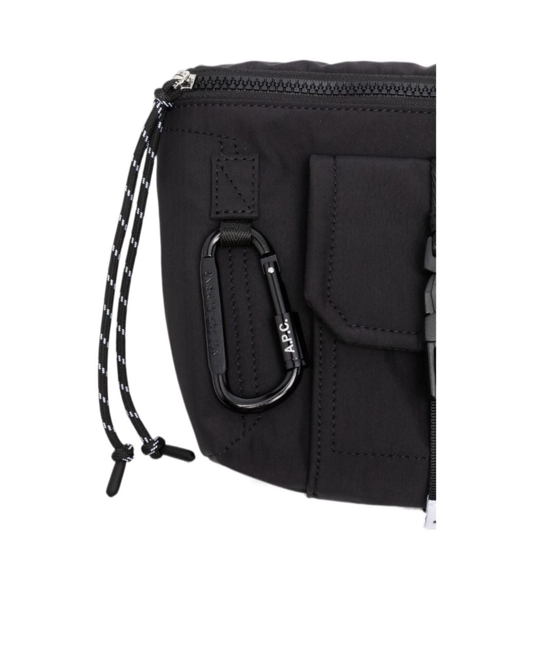 A.P.C. Black Banane Trek Belt Bag