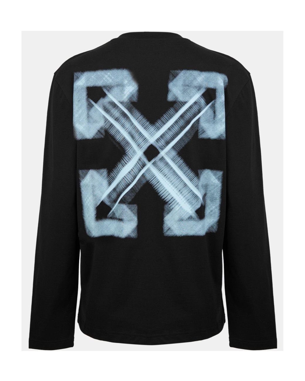 Off-White c/o Virgil Abloh Black Logo Long Sleeve T-Shirt for men