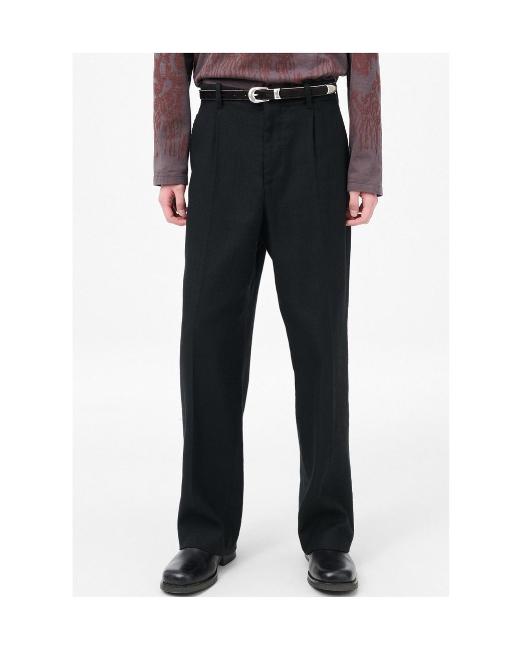 Our Legacy Black Borrowed Chino Pants for men