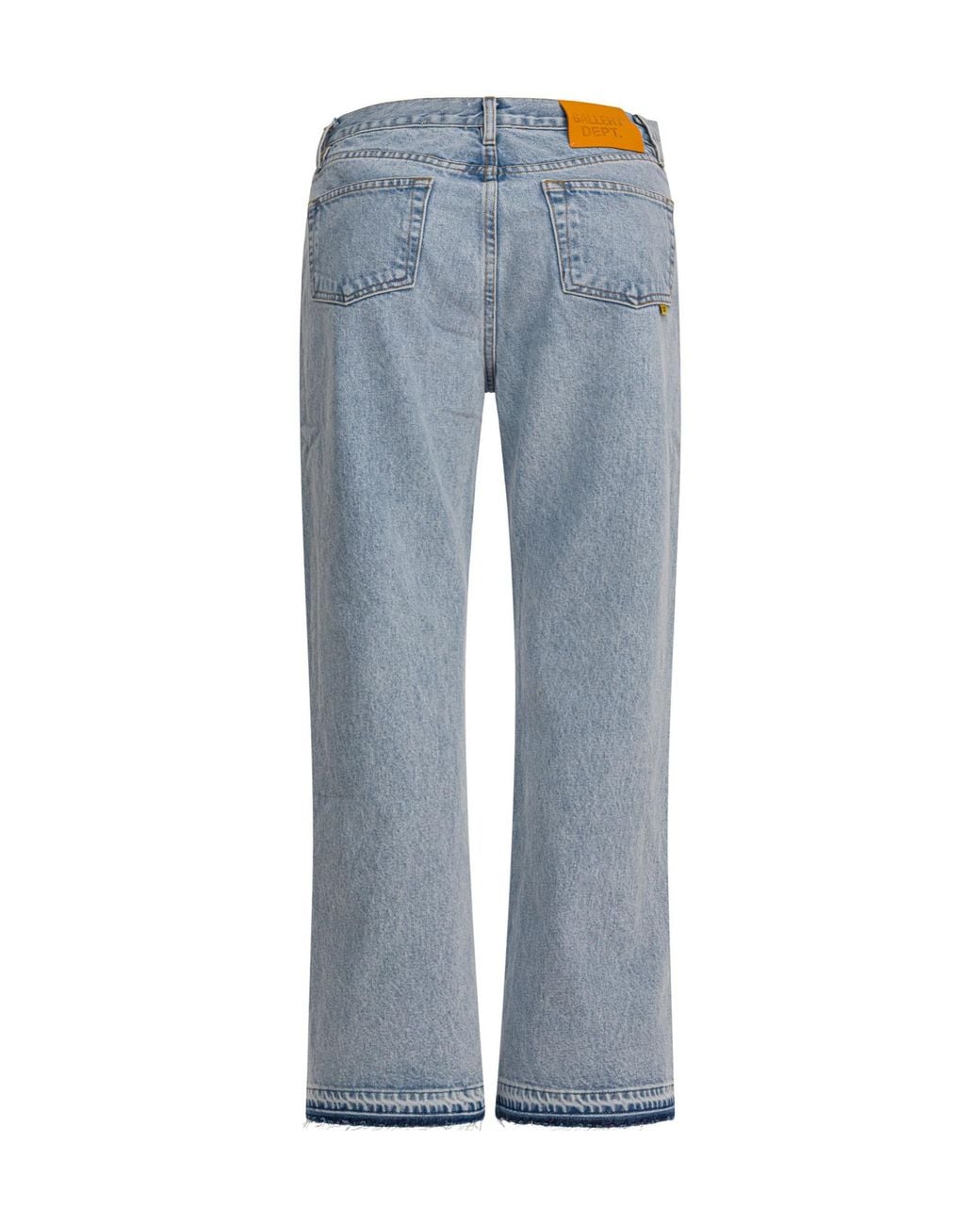 GALLERY DEPT. Blue Melrose Logo Patch Straight-Leg Jeans for men