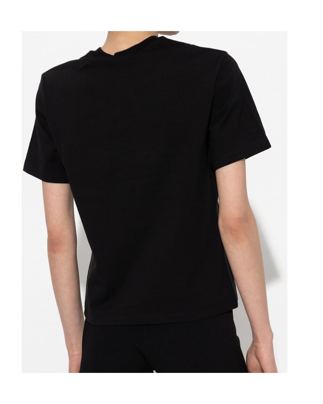Ferragamo Black Ferragamo Short Sleeved Crewneck T-Shirt