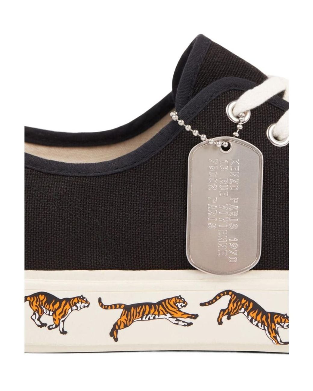 KENZO Black School Trainers