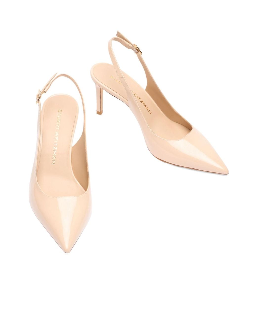 Stuart Weitzman Pink Stuart Power Slingback 75