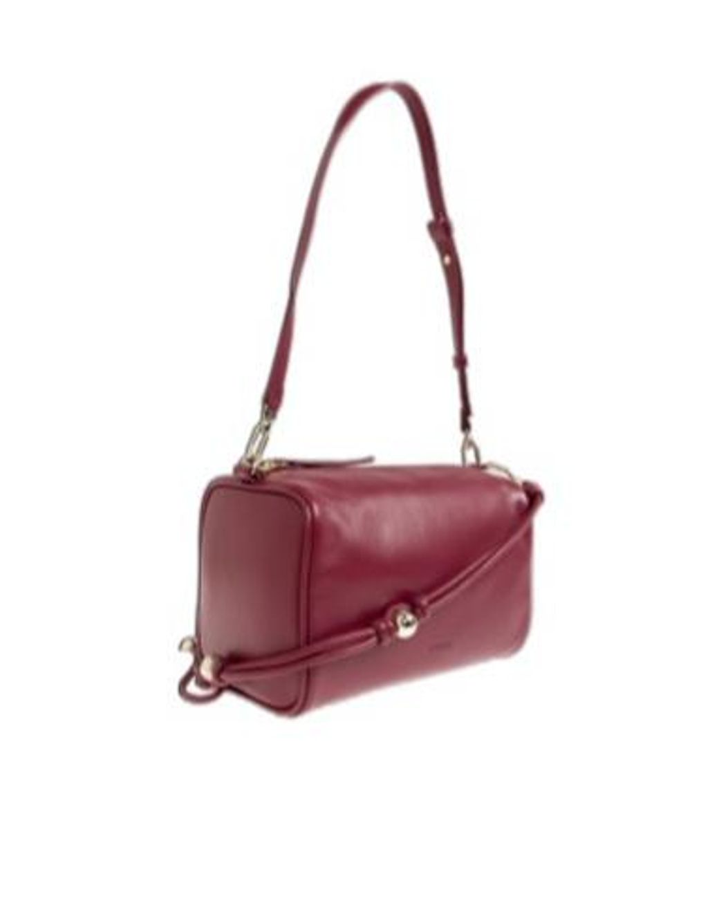 Furla Purple Large Logo-Debossed Leather Crossbody Bag