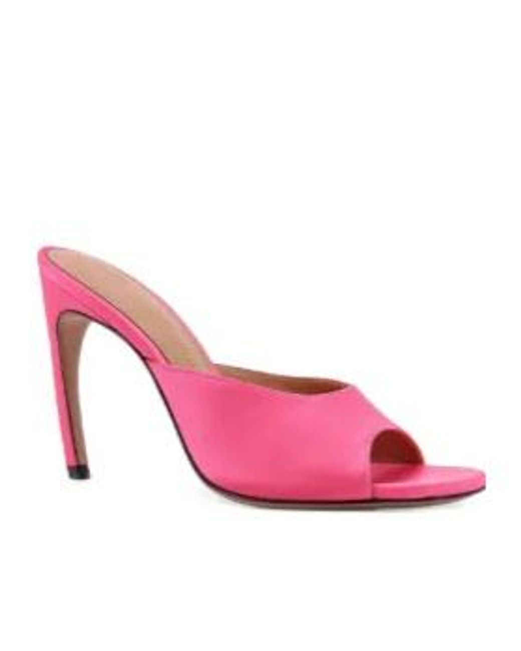 The Attico Pink Betta Rounded-Toe Sandals
