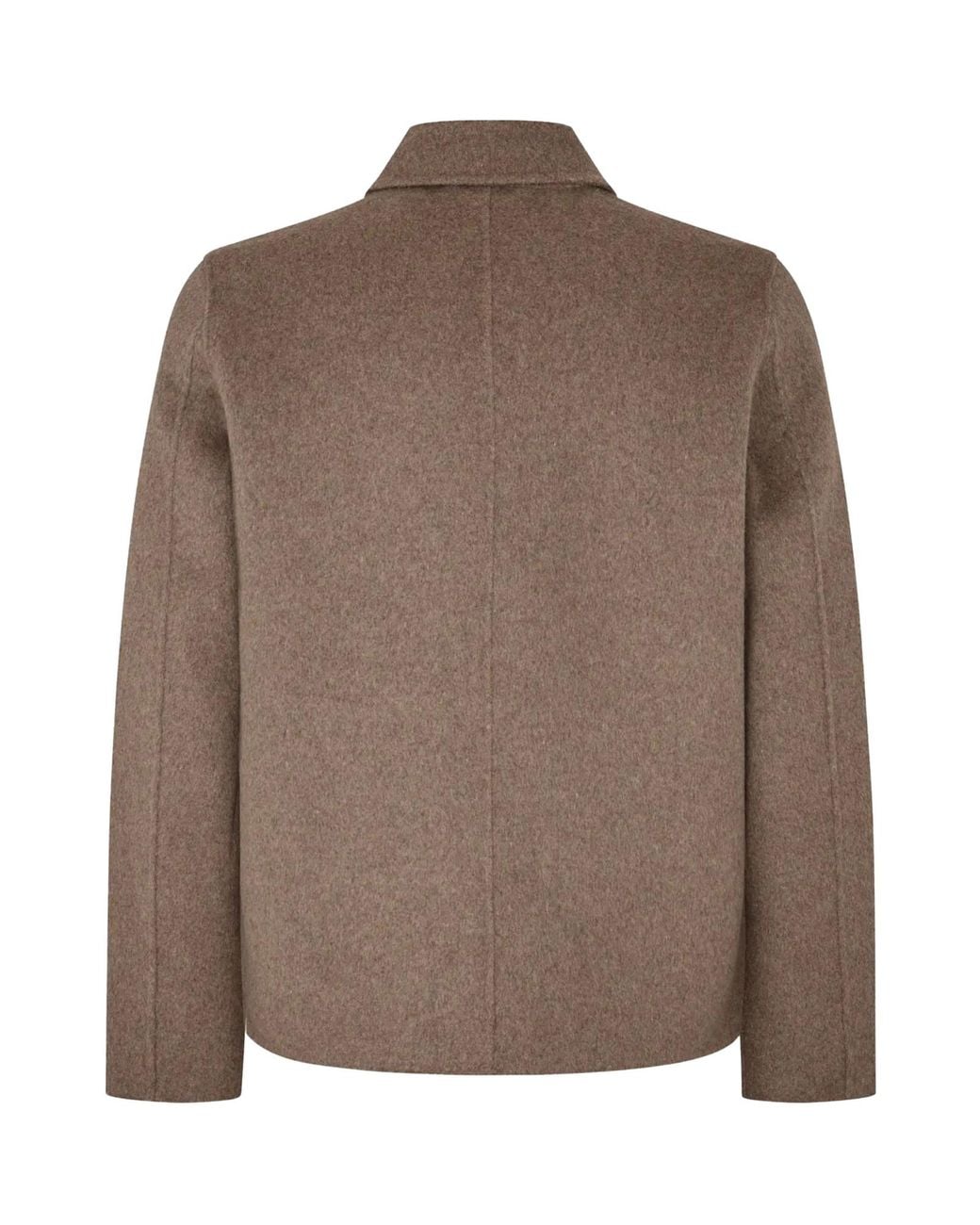 Samsøe & Samsøe Brown Point Collar Zip Jacket for men