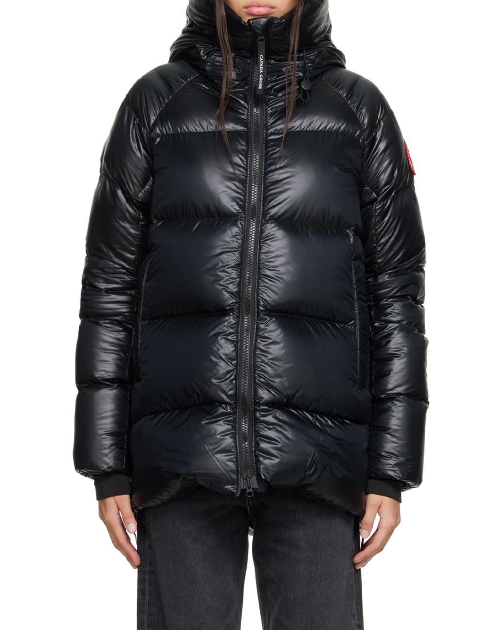 Canada Goose Black Cypress Puffer Hooded Jacket