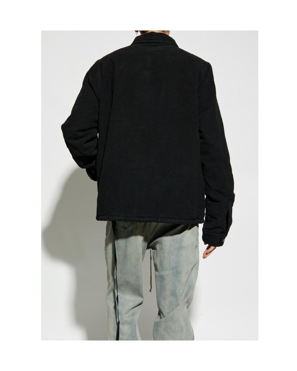 Rick Owens Black Porterville Zip-Up Jacket for men