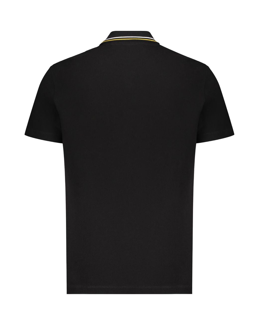 Versace Black Logo Trim Polo Shirt for men