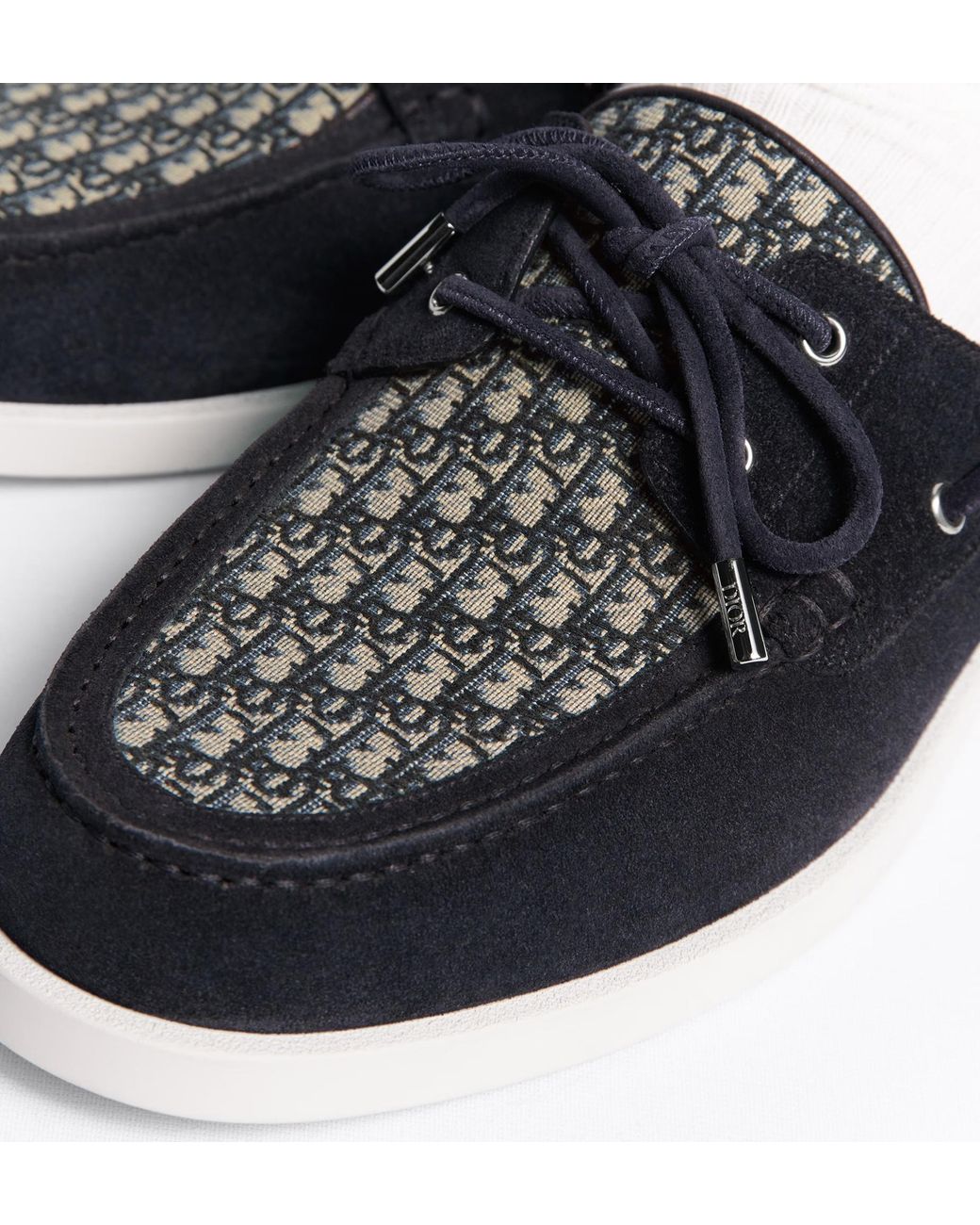 Dior Blue Granville Boat Shoe for men