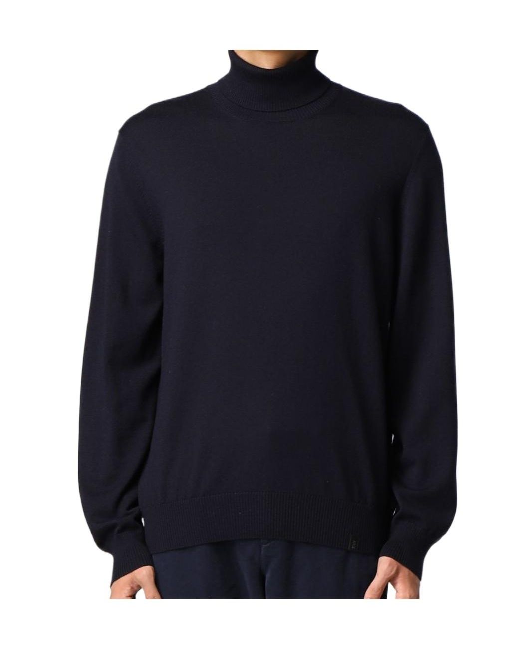 Fay Blue Turtleneck Sweater for men