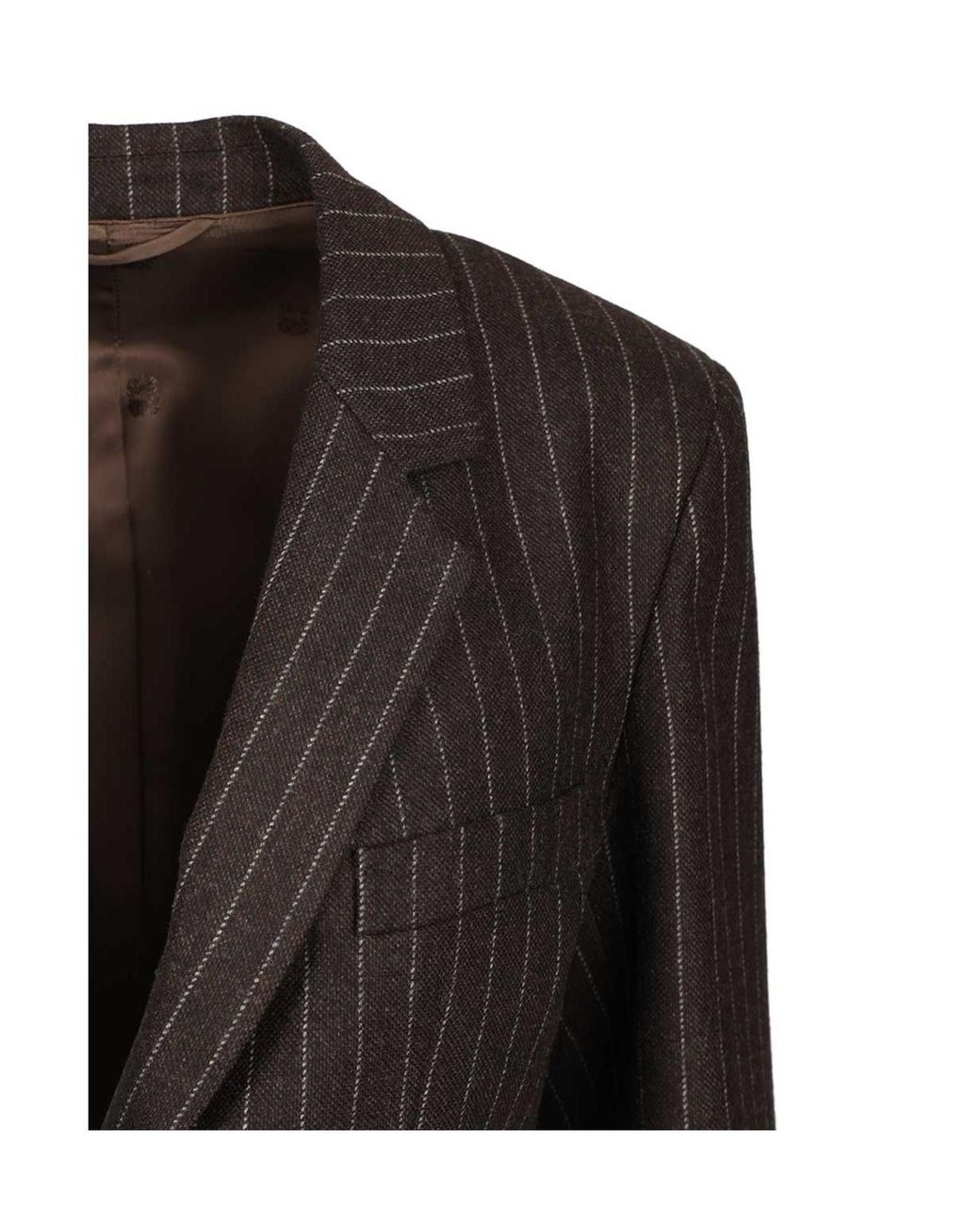 Blazé Milano Black Blazé Milano Lady Muad Akira Pinstriped Blazer
