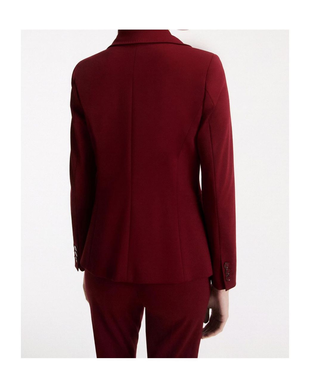 Marella Red Single-Breasted Blazer