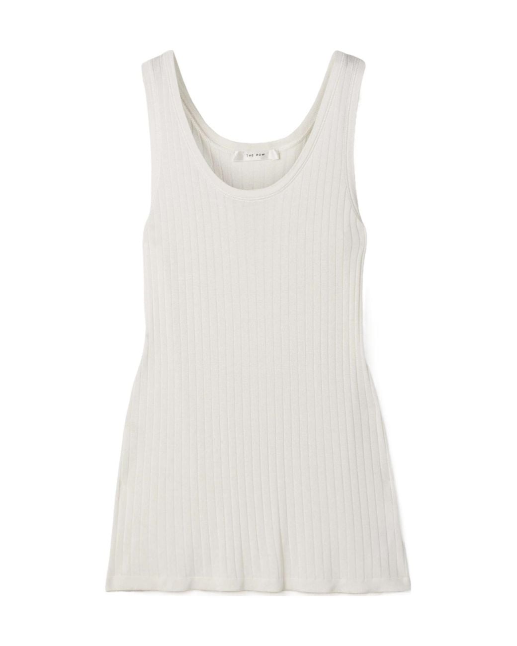The Row White Crew Neck Vest