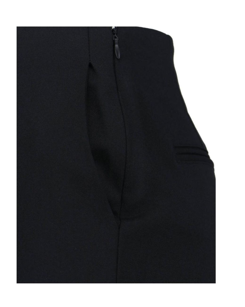 DIESEL Black Relais Logo Wide-Leg Pants
