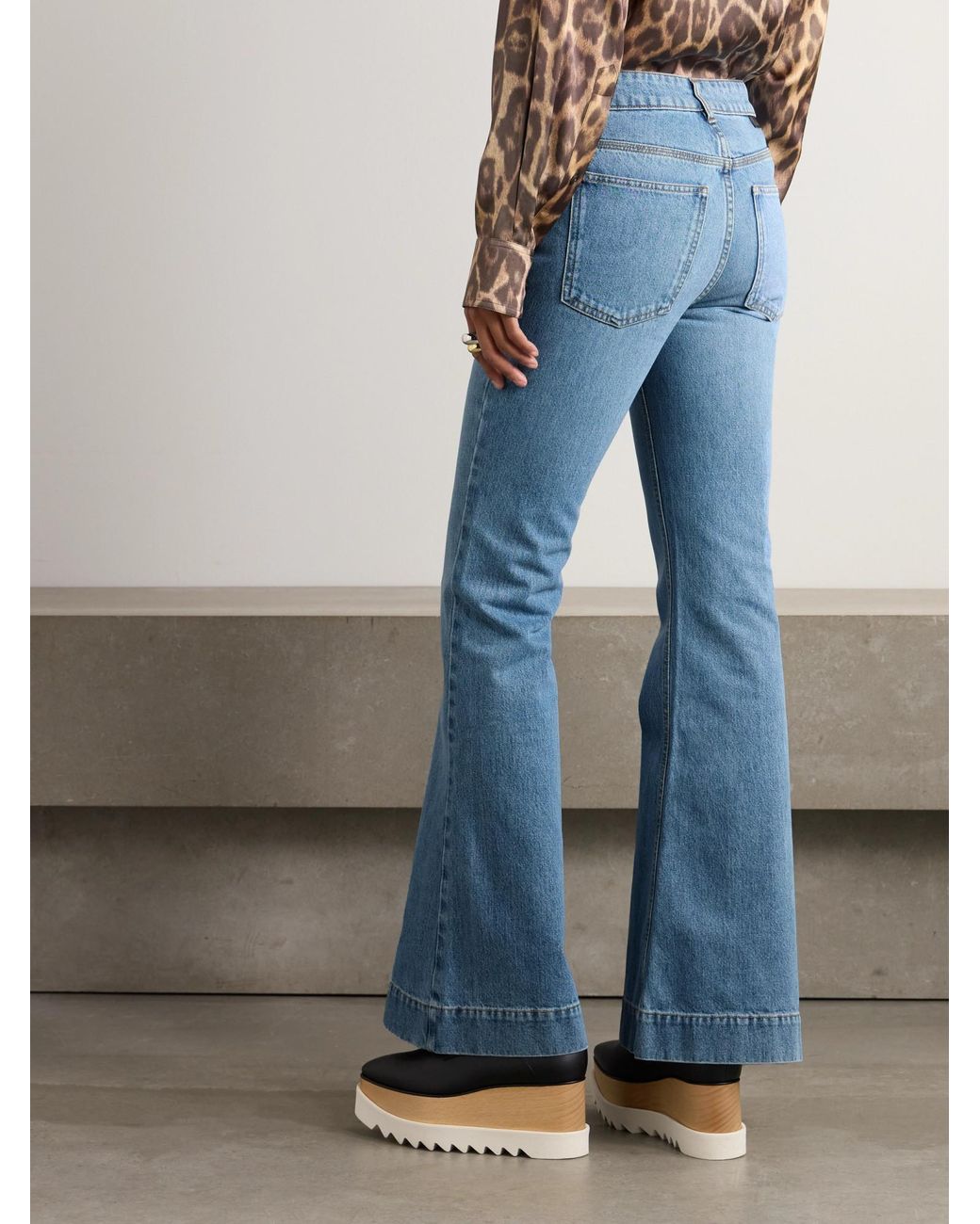 Stella McCartney Blue Flared Jeans