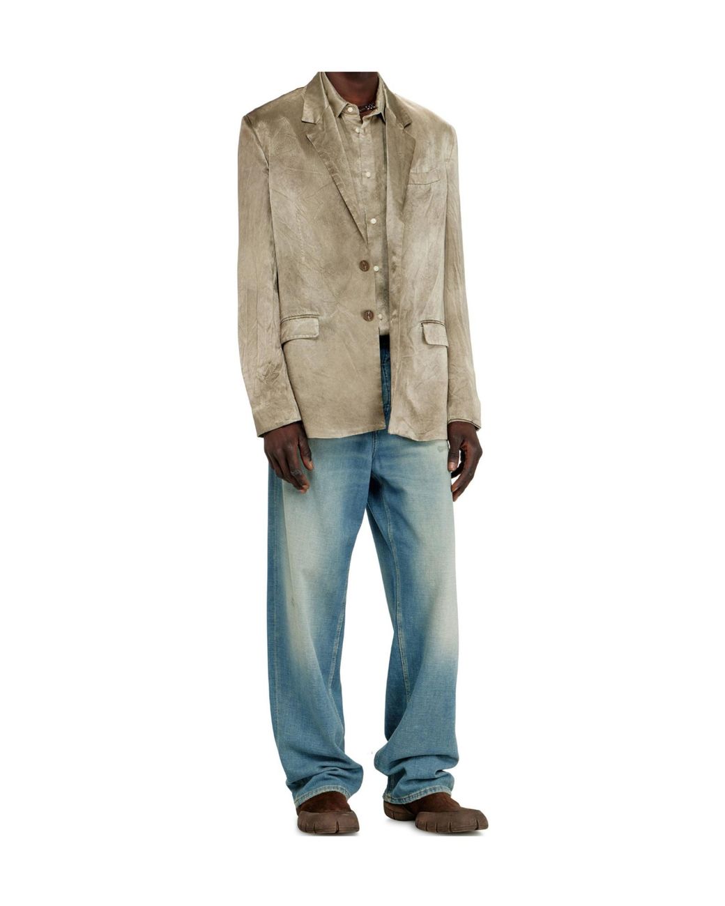 DIESEL Natural J Andre Single-Breasted Blazer for men