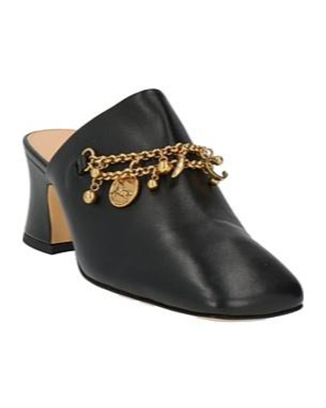 Chloé Black Simple Mules