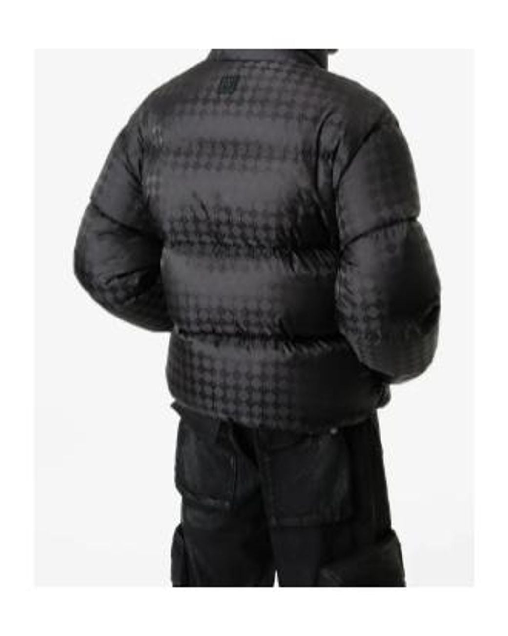 Amiri Black Ma Quad-Jacquard Down Acket for men