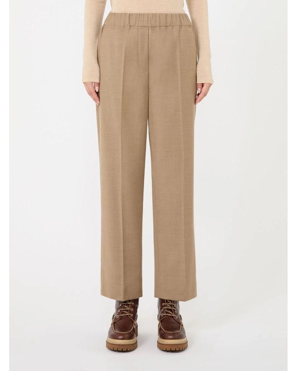 Weekend by Maxmara Natural Wkdhateley Straight Leg Pants