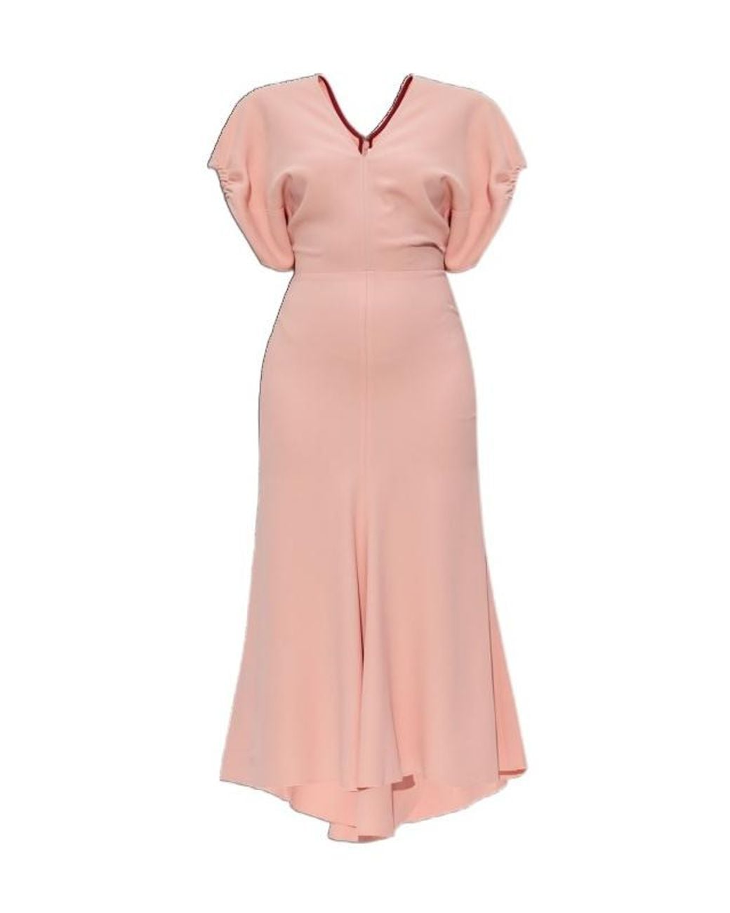 Victoria Beckham Pink Midi Dresses